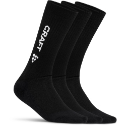 3er Pack CRAFT Progress Indoor Socken 999000 - black 34-36