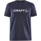 CRAFT Community Logo T-Shirt Herren 390200 - navy melange XS