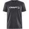 CRAFT Community Logo T-Shirt Herren 999200 - black melange XS