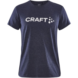 CRAFT Community Logo T-Shirt Damen 390200 - navy/melange M