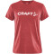 CRAFT Community Logo T-Shirt Damen 430200 - bright red/melange XS