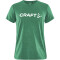 CRAFT Community Logo T-Shirt Damen 651200 - team green/melange L