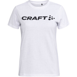 CRAFT Community Logo T-Shirt Damen 900200 - white/melange XS