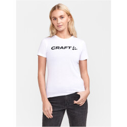 CRAFT Community Logo T-Shirt Damen 900200 - white/melange XS