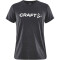 CRAFT Community Logo T-Shirt Damen 999200 - black/melange XS