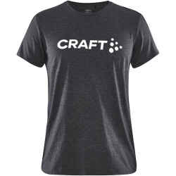 CRAFT Community Logo T-Shirt Damen 999200 - black/melange L