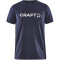 CRAFT Community Logo T-Shirt Kinder 390200 - navy melange 158/164