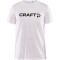 CRAFT Community Logo T-Shirt Kinder 900200 - white melange 122/128