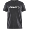 CRAFT Community Logo T-Shirt Kinder 999200 - black melange 122/128