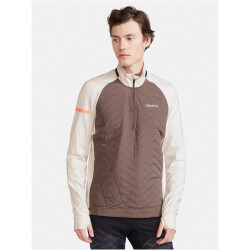 CRAFT ADV SubZ Lauf-Sweatshirt 3 Herren 244905 - dk clay/tofu XXL