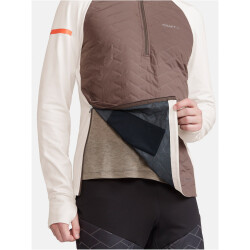 CRAFT ADV SubZ Lauf-Sweatshirt 3 Herren 244905 - dk clay/tofu XXL