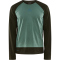 CRAFT ADV Wool Wind langarm Trailrunningshirt Herren 680200 - juniper/melange M