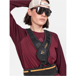 CRAFT ADV Wool Wind langarm Trailrunningshirt Damen 492200 - punsch/melange XS