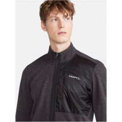 CRAFT ADV Gravel SubZ Knit Fahrradjacke Herren 999200 - black/melange M