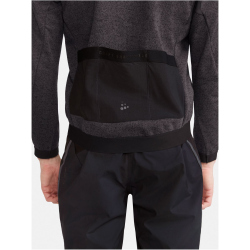 CRAFT ADV Gravel SubZ Knit Fahrradjacke Herren 999200 - black/melange M