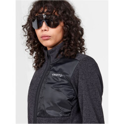 CRAFT ADV Gravel SubZ Knit Fahrradjacke Damen 999200 - black/melange XS