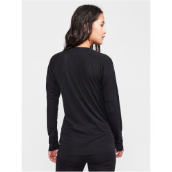 CRAFT ADV Wool Merino RN langarm Thermoshirt Damen 999000 - black XS
