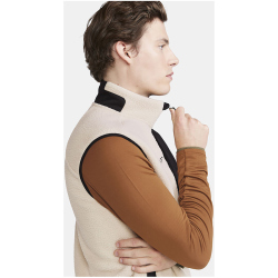 CRAFT ADV Explore Pile Fleeceweste Herren 211999 - ecru/black S