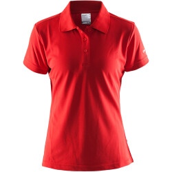 CRAFT Pique Classic Poloshirt Damen 1430 - bright red L/40