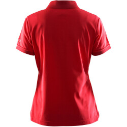 CRAFT Pique Classic Poloshirt Damen 1430 - bright red L/40