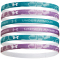 6er Pack UNDER ARMOUR Stirnb&auml;nder M&auml;dchen 464 - circuit teal/provence purple/white