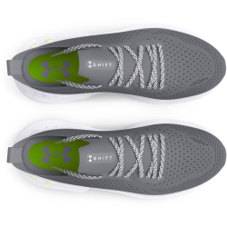 UNDER ARMOUR Shift Laufschuhe Herren 102 - pitch gray/white/high vis yellow 42