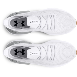 UNDER ARMOUR Shift Laufschuhe Herren 100 - white/metallic silver/black 40