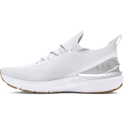 UNDER ARMOUR Shift Laufschuhe Herren 100 - white/metallic silver/black 40.5