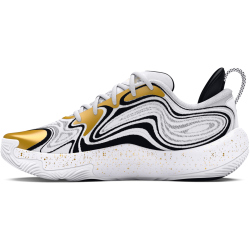 UNDER ARMOUR Spawn 6 Basketballschuhe 100 - white/black/metallic gold 43