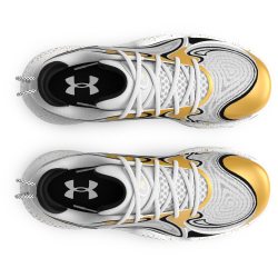UNDER ARMOUR Spawn 6 Basketballschuhe 100 - white/black/metallic gold 43