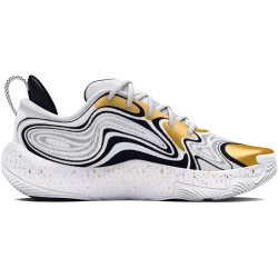 UNDER ARMOUR Spawn 6 Basketballschuhe 100 - white/black/metallic gold 43