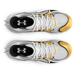 UNDER ARMOUR Spawn 6 Basketballschuhe 100 - white/black/metallic gold 48.5