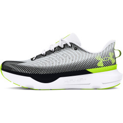 UNDER ARMOUR Infinite Pro Laufschuhe Herren 103 - white/black/high vis yellow 40.5