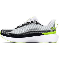 UNDER ARMOUR Infinite Pro Laufschuhe Herren 103 - white/black/high vis yellow 44