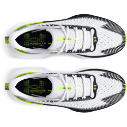 UNDER ARMOUR Infinite Pro Laufschuhe Herren 103 - white/black/high vis yellow 44