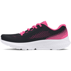 UNDER ARMOUR Rogue 4 AL Laufschuhe Mädchen 001 - black/fluo pink/nova orange 27.5