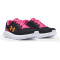 UNDER ARMOUR Rogue 4 AL Laufschuhe Mädchen 001 - black/fluo pink/nova orange 27.5