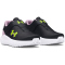UNDER ARMOUR Surge 4 AC Laufschuhe M&auml;dchen 001 - black/purple ace/high vis yellow 21