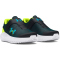 UNDER ARMOUR Surge 4 AC Laufschuhe Jungen 003 - black/high vis yellow/circuit teal 22