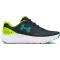 UNDER ARMOUR Surge 4 Laufschuhe Jungen 003 - black/high vis yellow/circuit teal 36