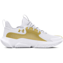 UNDER ARMOUR Flow FUTR X 3 Basketballschuhe 103 - white/white/metallic gold 38.5