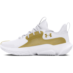 UNDER ARMOUR Flow FUTR X 3 Basketballschuhe 103 - white/white/metallic gold 40.5