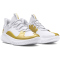 UNDER ARMOUR Flow FUTR X 3 Basketballschuhe 103 - white/white/metallic gold 40.5