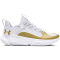 UNDER ARMOUR Flow FUTR X 3 Basketballschuhe 103 - white/white/metallic gold 40.5