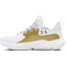 UNDER ARMOUR Flow FUTR X 3 Basketballschuhe 103 - white/white/metallic gold 40.5