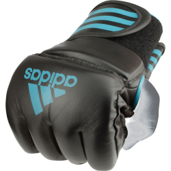 adidas Grappling Training Boxhandschuhe schwarz/blau XL