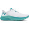 UNDER ARMOUR HOVR Turbulence 2 Laufschuhe Damen 102 - white/white/circuit teal 36.5