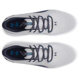 UNDER ARMOUR Charged Draw 2 Spikeless Golfschuhe Herren 102 - halo gray/capri/midnight navy 42.5