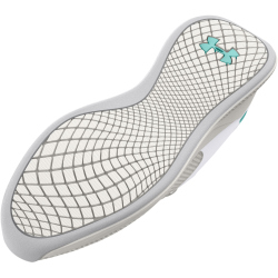UNDER ARMOUR Charged Aurora 2 Trainingsschuhe Damen 103 - white/white clay/radial turquoise 36