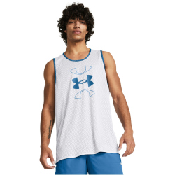 UNDER ARMOUR Zone wendbares Tanktop Herren 406 - photon blue/white/white M